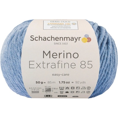 Schachenmayr Merino extrafine 85 Šedomodrá 256