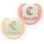 Philips AVENT Залъгалки Philips Avent Ultra Soft NightTime 0-6м луна/сова момиче (Ultra Soft NightTime)