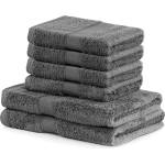 Restilo Комплект от 2 тъмносиви кърпи и 4 хавлии Charcoal Bamby - DecoKing (120011190)