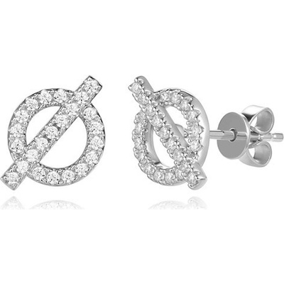 Silverino náušnice se zirkony 8736 SE08736CZZSW-1