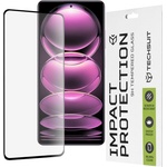 Techsuit Протектор за Xiaomi Redmi Note 12 Pro 5G / 12 Pro+ / Poco X5 Pro - 111D Full Cover / Full Glue Glass - Черен