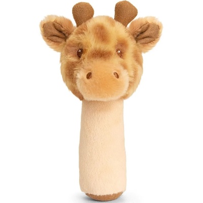 Keel Toys Бебешка дрънкалка Keel Toys Keeleco - Жираф, стик, 14 cm (SE6718)