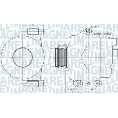 generátor MAGNETI MARELLI 063732132010