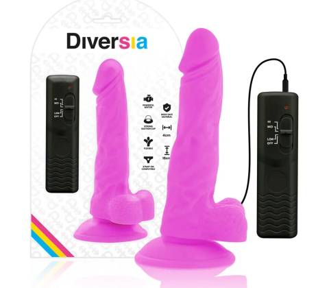 Diversia Flexible Vibrating Dildo 18 Cm