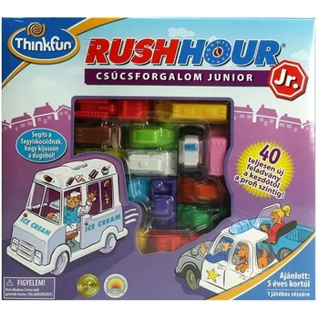 ThinkFun Rush Hour Junior - Час пик - настолна игра с инструкции на унгарски език (97767)