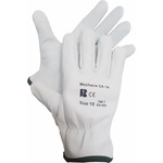 BAN Milín Ban mechanik ck 1a 03113 / Ръкавици от изцяло кожа - бели 8 (03113-08)