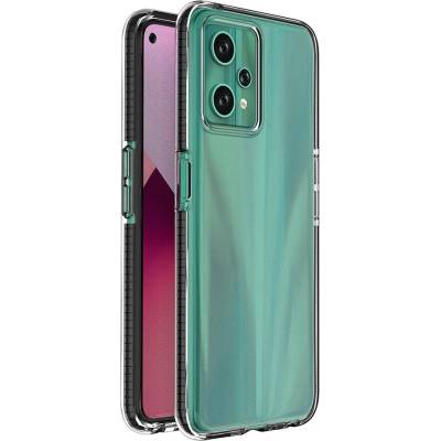 HQWear Силиконов кейс Spring Case за Realme 9 Pro, с черна рамка (9145576265161)