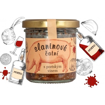 Vinařství Vineco Slaninové čatní s portským vínem 155 g
