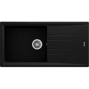 Teka STONE 60 L-TG Гранитна мивка за вграждане черен металик (STONE60L-TGbk) Мивка за вграждане