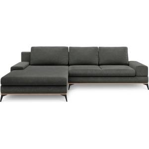 Windsor & Co Тъмносив ъглов разтегателен диван , ляв ъгъл Planet - Windsor & Co Sofas (WIN_LCF_41_F1_ASTRE6)