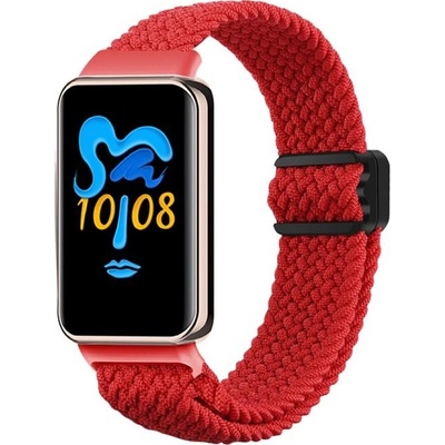 VSECHNONAMOBIL 111017 BRAIDED Nylonový řemínek pro Honor Band 10 / Honor Band 9 červený