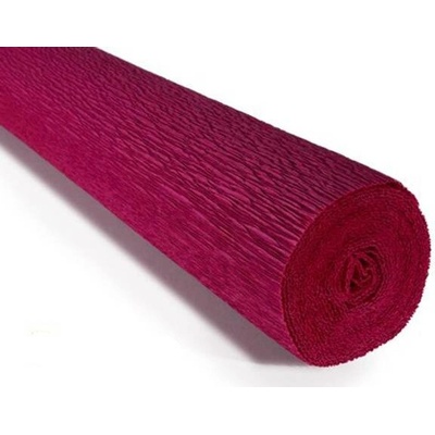 Italský krepový papír Cartotecnica Rossi 180g (50 x 250cm) - vínová 584