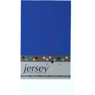 Scanquilt Prestieradlo jersey modré 160x200