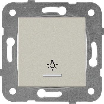 Image 1 of Panasonic КАРЕ ПЛЮС СВ. БУТОН СВЕТЕЩ МЕХ. БРОНЗ (wktt00172br-eu2)