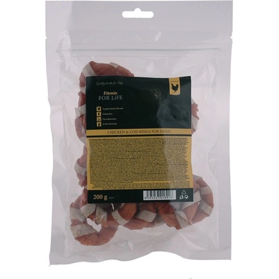 Fitmin For Life kuře & treska kroužky 200 g