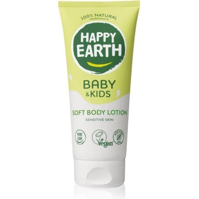 Happy Earth 100% Natural Soft Bodylotion for Baby & Kids krém pre deti 200 ml