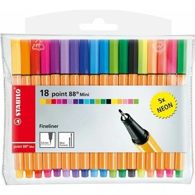 Stabilo point 88 Mini 18 ks