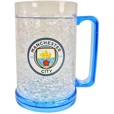 FOREVER COLLECTIBLES Pohár na pivo MANCHESTER CITY Freezer 400 ml