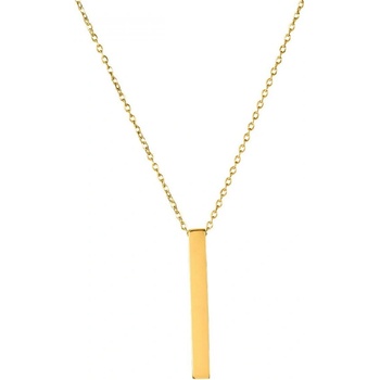 Bellita Дамско колие в златисто с плочка Bellita (BLT-LN0153-G)