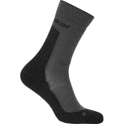 Icebreaker Дамски туристически чорапи Icebreaker Women's Merino Hike+ Medium Crew Walking socks - Obsidian / Black - размер 35-37 (EU) (201-9238-0311)