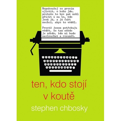 Ten, kdo stojí v koutě - Stephen Chbosky