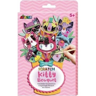 Avenir Škrabacie obrázky kytice Mačka