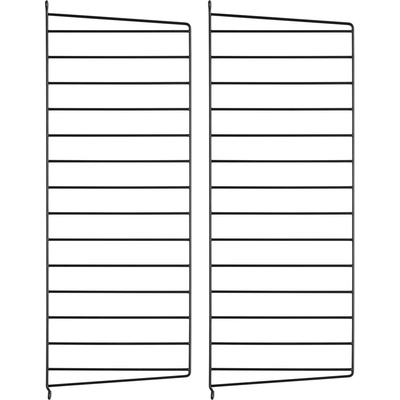 String Nástěnný panel 75 x 30 cm, Black, 2 kusy, SW7530-13-2