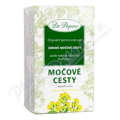 Dr.Popov Čaj Močové cesty 20 x 1,5 g