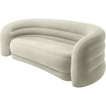 Intex Извит диван Сиво 229 x 109 x 81 см PVC и Район (42035640)