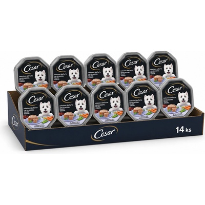 Cesar s kuřecím masem 14 x 150 g
