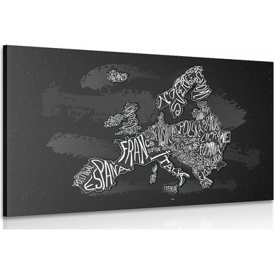 Obraz moderní mapa Evropy - 60x40