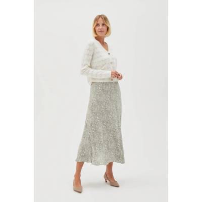 Marisse Moodo Women's Skirt L-Sc-4603 Olive biela kaki