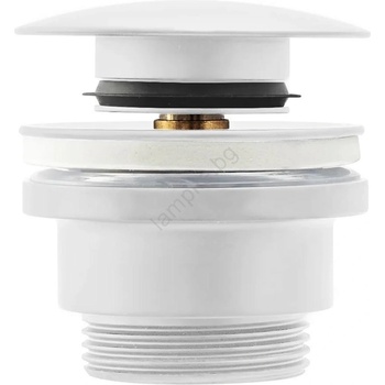 Rea Rea-a2361 - Изпускател за мивка click-clack Ø 6, 4 см, матово бял (re0184)