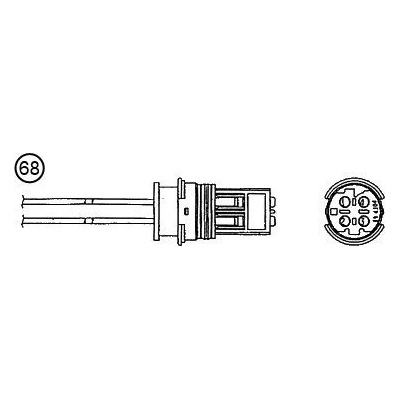 Lambda sonda NGK OZA447-E28