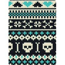 4Fun multifunkčná šatka Skull blue