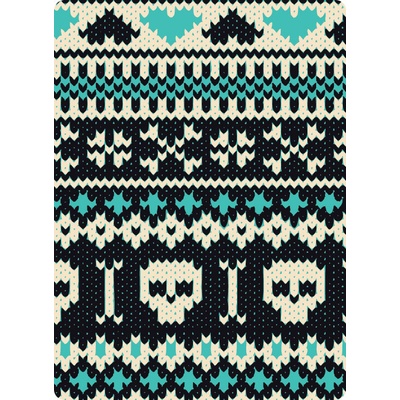 4Fun multifunkčná šatka Skull blue