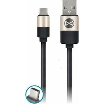 Forever GSM032575 datový Modern USB/USB-C, 1m, černý