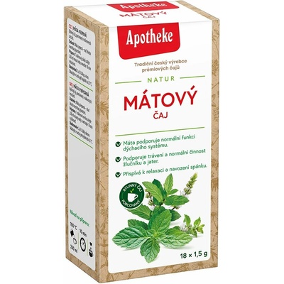 Apotheke čaj Mátový 18 x 1,5 g