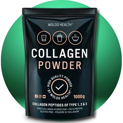 Woldo Health 100% hydrolyzovnaný hovězí kolagen na pleť i klouby 1 kg