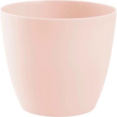 Plastkon Ella Lesk dekoračný kvetináč bielý 13 cm