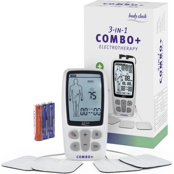 Body Clock 3-in-1 Combo elektroterapeuticky prístroj s 22 programy TENS EMS MASÁŽ