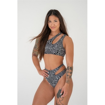 Nebbia SAO GONCALO bikini vrchný diel zebra 764 white