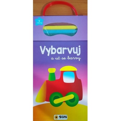 Sun Vybarvuj a uč se barvy vláček