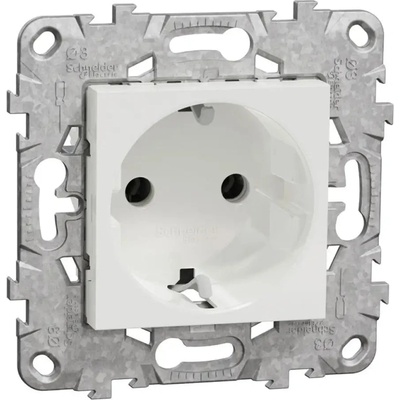Schneider Electric КОНТАКТ ШУКО БЯЛ schneider unica (nu503618) (3606489456757)