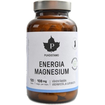 Puhdistamo Energia Magnesium Hořčík 120 kapslí