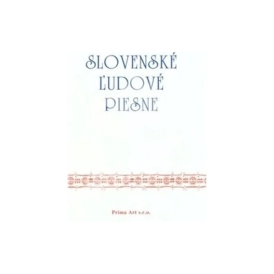 KNIHA - Slovenské ľudové piesne