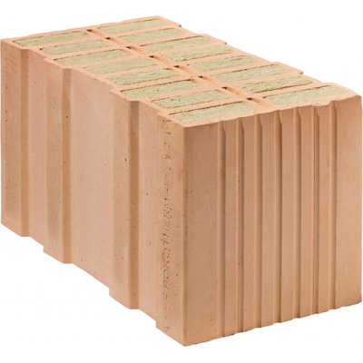 Cihla broušená poloviční Porotherm 50 T Profi Dryfix 1/2 P8 500×123×249 mm