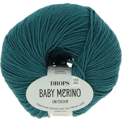 Drops Baby Merino UNI 47 modrá petrol