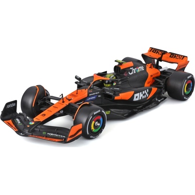 Bburago RACE Formula F1 MODEL-KIT McLaren F1 Team MCL38 2024 4 Lando Norris 1:24