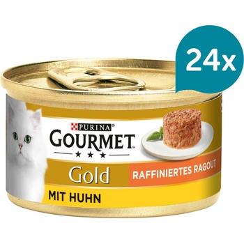 Gourmet Gold Raffiniertes Ragout Kuřecí 24 x 85 g